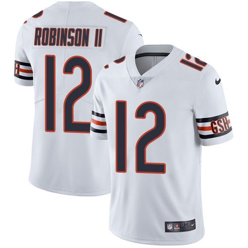 Nike Men & Women & Youth Bears 12 Allen Robinson II White NFL Vapor Untouchable Limited jersey,We sell and wholesale Nike Men & Women & Youth Bears 12 Allen Robinson II White NFL Vapor Untouchable Limited jersey on line form chian!